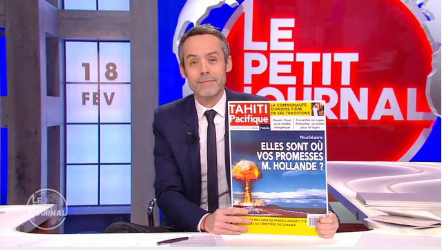 Le voyage de François Hollande à Tahiti vu par le Petit Journal