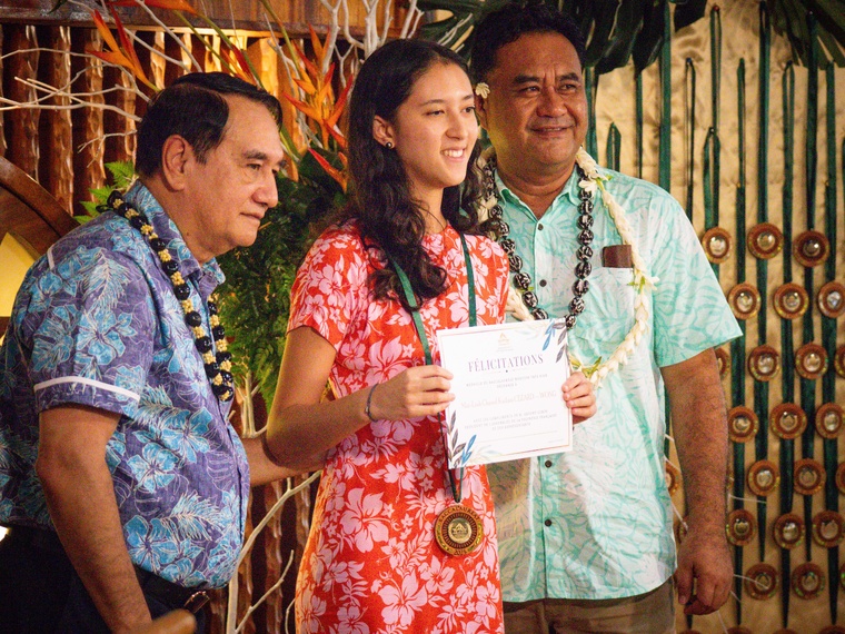 C'était la troisième cérémonie de remise de la médaille du baccalauréat mention "très bien".