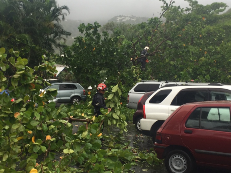 Chutes de pierre, arbres couchés sur la chaussée, les pluies provoquent des dégâts Chutes de pierre, arbres couchés sur la chaussée, les pluies provoquent des dégâts
