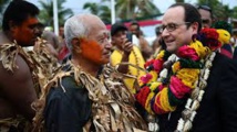 Hollande à Futuna, première visite présidentielle sur l'île Hollande à Futuna, première visite présidentielle sur l'île