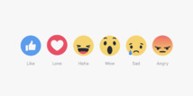 "Wouah", "Grrr" et "Haha", Facebook ajoute 5 boutons pour réagir aux publications