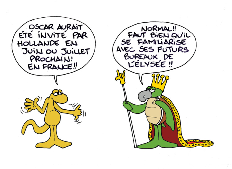 "Oscar à Paris?" par Munoz