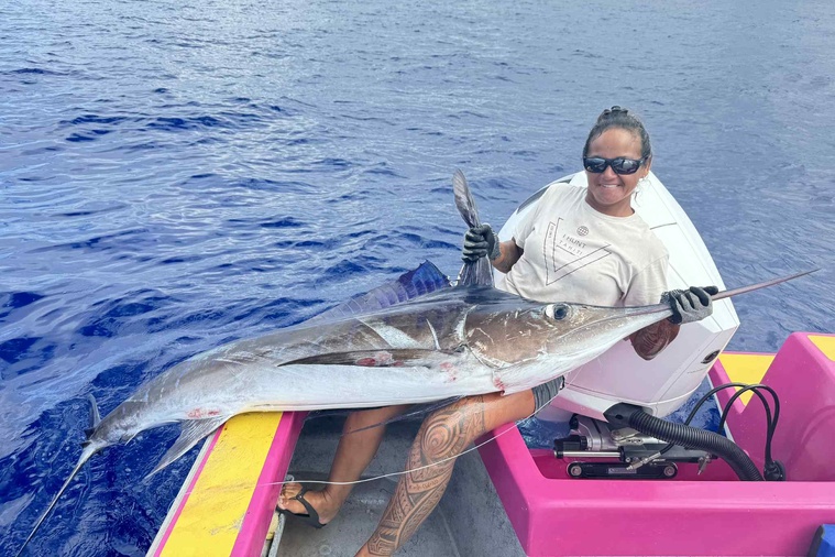La jeune femme est une habituée des belles prises (Crédit : DR). La jeune femme est une habituée des belles prises (Crédit : DR).
