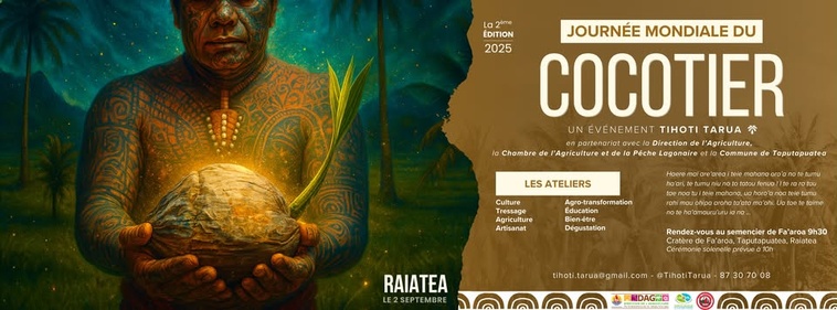Le cocotier, “berceau de vie”, célébré à Raiatea