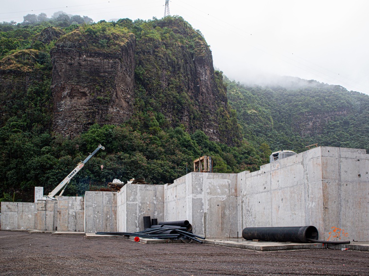 La nouvelle déchèterie de Punaauia sort de terre dans la vallée de la Punaru’u. La nouvelle déchèterie de Punaauia sort de terre dans la vallée de la Punaru’u.