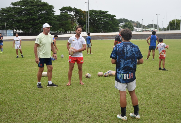Thierry Janeczek a donné de son temps pour le rugby polynésien.