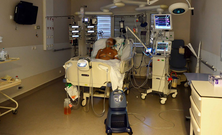 Un malade hospitalisé en 2014 au service réanimation du CHPF en raison d’un syndrome de Guillain-Barré.