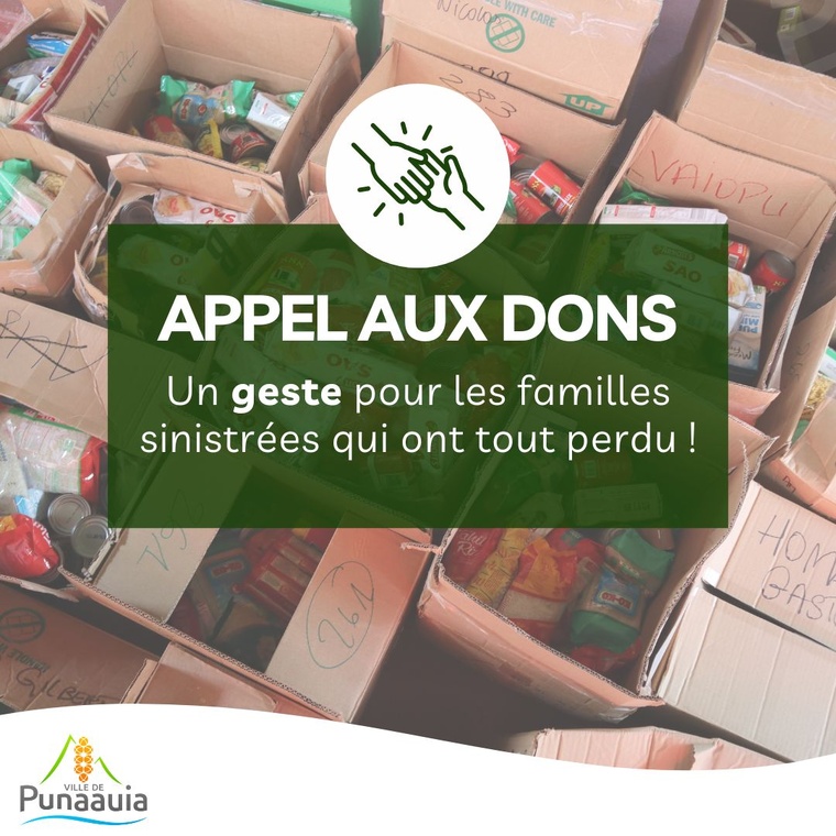 Forte houle à Punaauia : la commune lance un appel aux dons