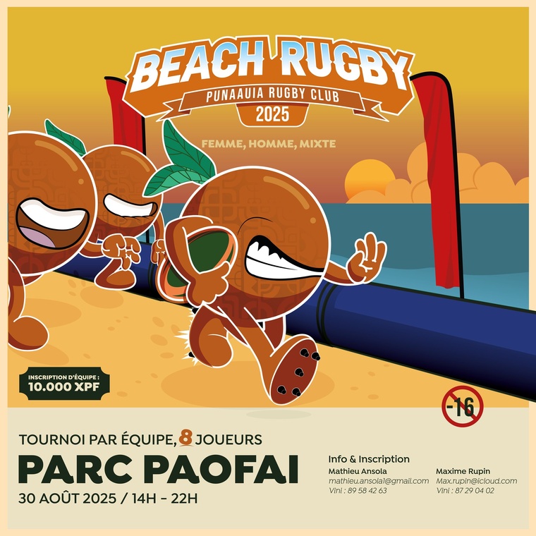 Le beach rugby de retour au Fenua