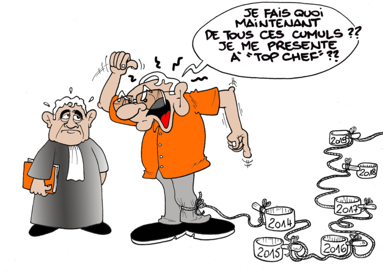 "Les casseroles de Flosse" par Munoz "Les casseroles de Flosse" par Munoz
