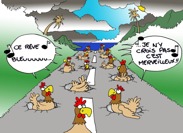 "Les Nids de poule" par Munoz "Les Nids de poule" par Munoz