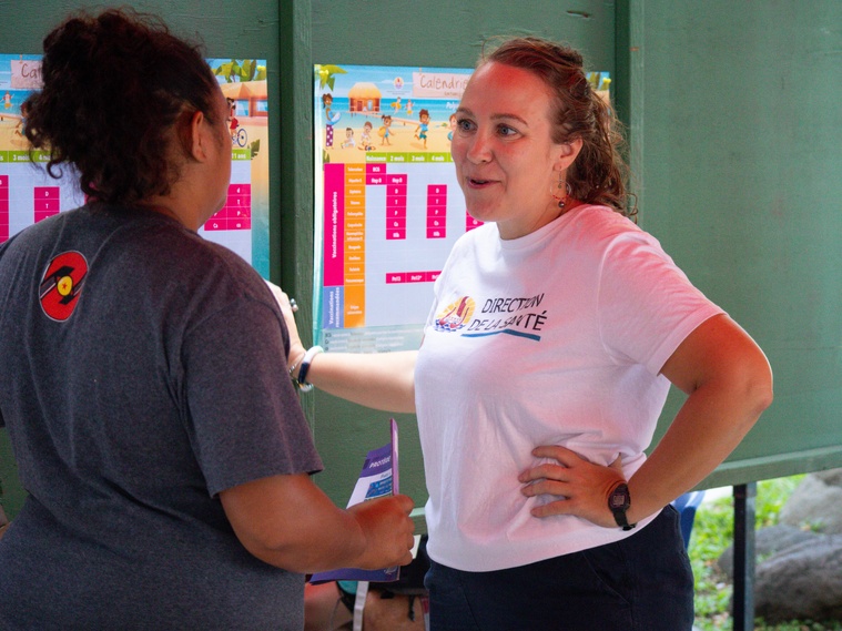 La Direction de la Santé a investi le front de mer avec des ateliers ludiques. ©DM La Direction de la Santé a investi le front de mer avec des ateliers ludiques. ©DM