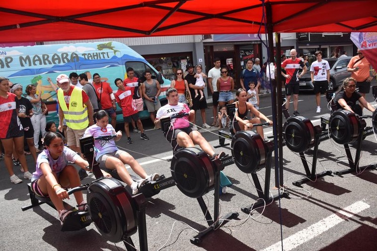 L’épreuve d’aviron indoor a attiré beaucoup de monde