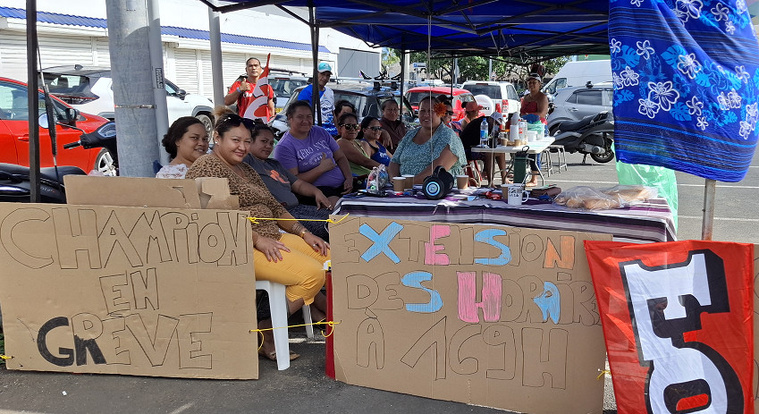 Le supermarché Champion Paofai entre en grève