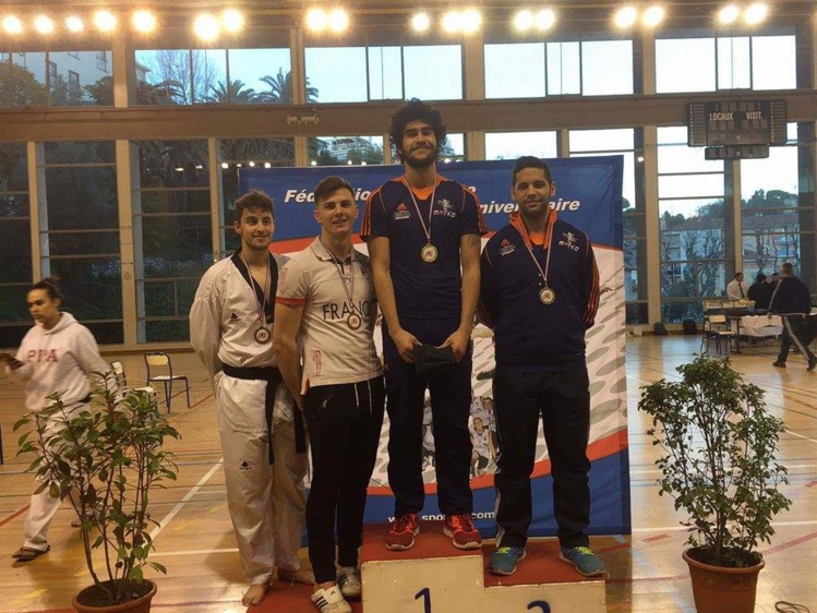 Taekwondo : Waldeck Defaix et Teddy Teng, champions de France Universitaire Taekwondo : Waldeck Defaix et Teddy Teng, champions de France Universitaire