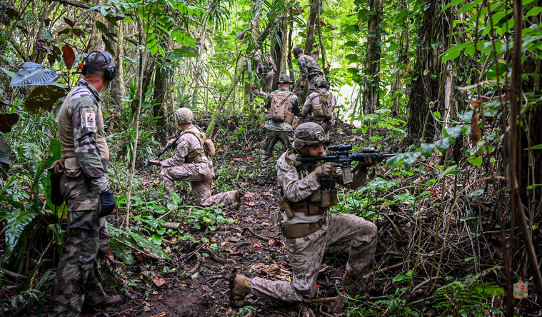 Papeari a été le théâtre d’entraînements intensifs à l’occasion de l’exercice Delayen (Crédit : RIMaP-P).