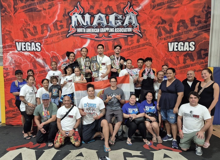 La team Seasiders BJJ et Toanui Haoatai ont ramené beaucoup de médailles. La team Seasiders BJJ et Toanui Haoatai ont ramené beaucoup de médailles.
