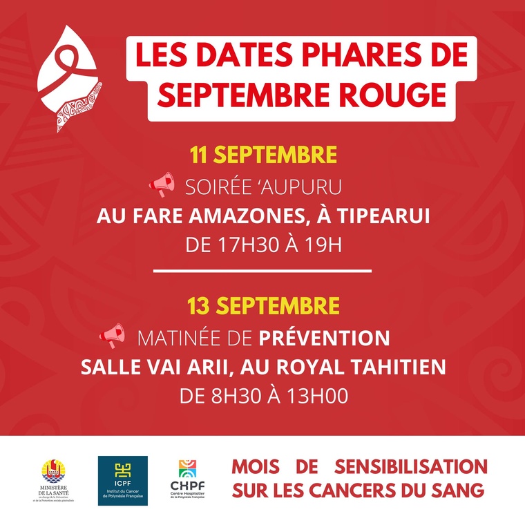 ​Septembre Rouge face aux cancers du sang
