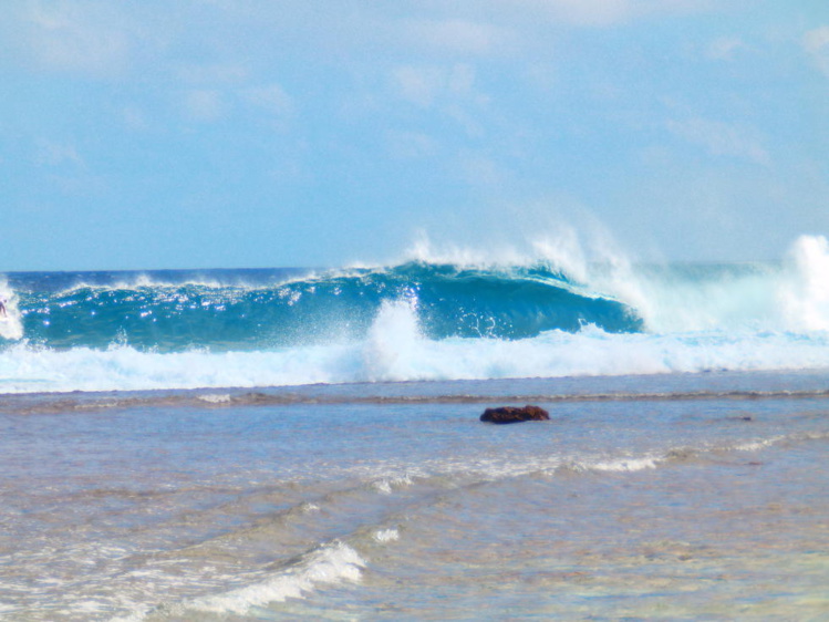 Une houle pas complètement favorable qui a rendu le spot périlleux Une houle pas complètement favorable qui a rendu le spot périlleux