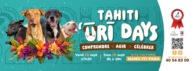 Tahiti ‘Ūrī Days, pour les chiens du Fenua Tahiti ‘Ūrī Days, pour les chiens du Fenua
