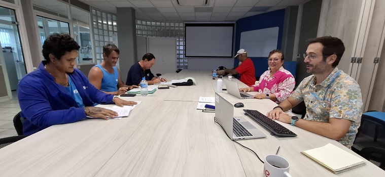 Un protocole d'accord a éét signé à la Polynésienne des eaux ©Vaite Urarii Pambrun