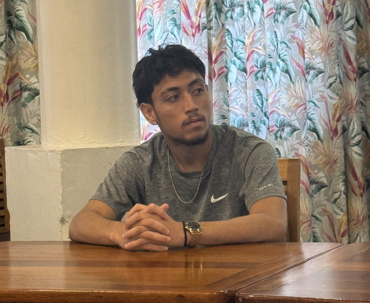 Nikee Cummings, un des leaders de la délégation tahitienne.