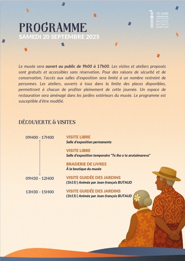 Programme du samedi 20 septembre. Programme du samedi 20 septembre.