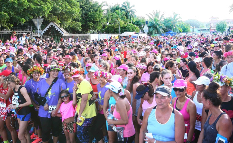 5 500 "Tahitiennes" et une ministre ont couru contre le cancer