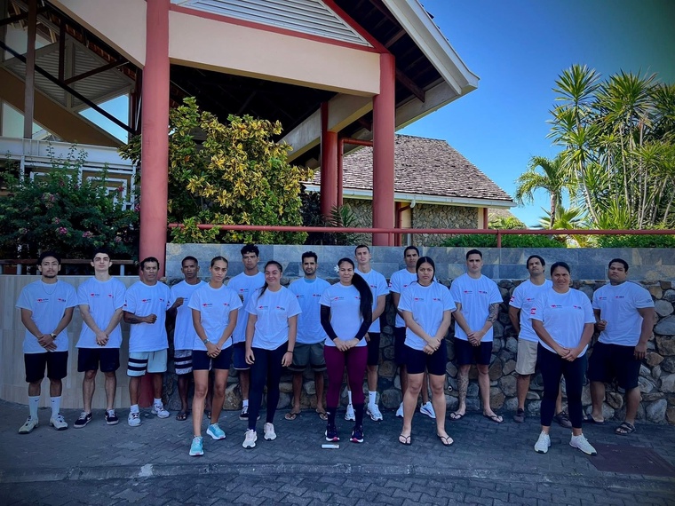 La délégation tahitienne prête à en découdre.