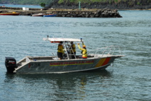 Première assistance pour la vedette "Tahiva" des sauveteurs en mer de Hiva Oa