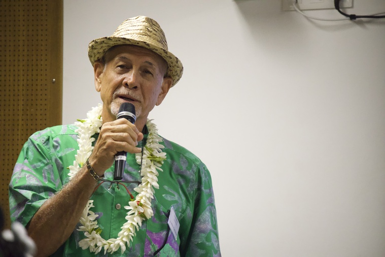 Emmanuel Nauta, président de l'Académie tahitienne