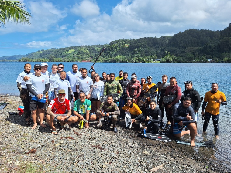 Mission d’évaluation et de sensibilisation réussie à Teva i Uta, vendredi. Mission d’évaluation et de sensibilisation réussie à Teva i Uta, vendredi.