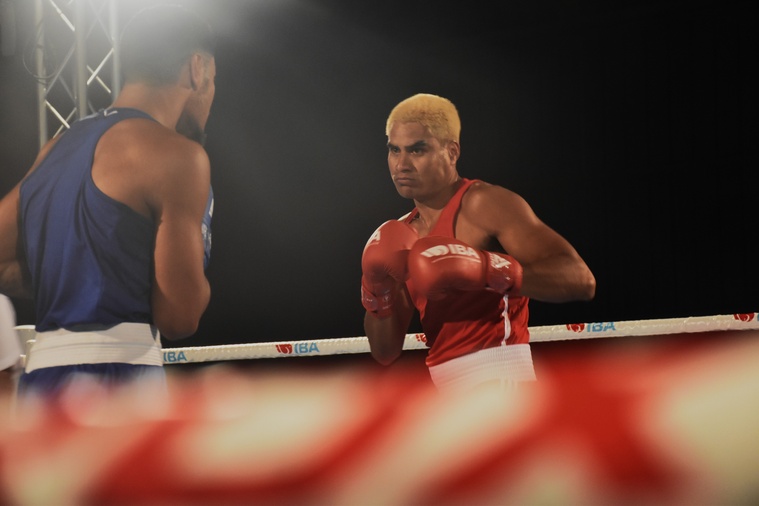 Tautuarii Nena décroche la médaille d’or dans la catégorie -80 kg. Tautuarii Nena décroche la médaille d’or dans la catégorie -80 kg.