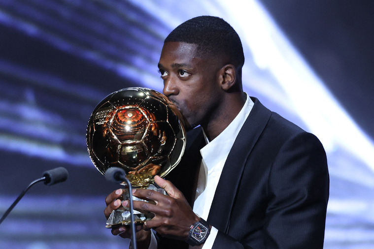 Ousmane Dembélé remporte le Ballon d'Or