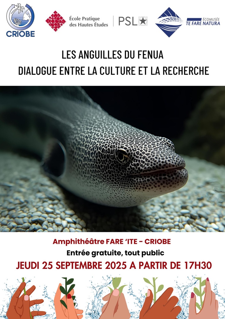 La conférence aura lieu le jeudi 25 septembre à 17 h 30, à l’amphithéâtre du Centre de recherches insulaires et observatoire de l'environnement (Criobe), dans la vallée de ‘Ōpunohu (Moorea).