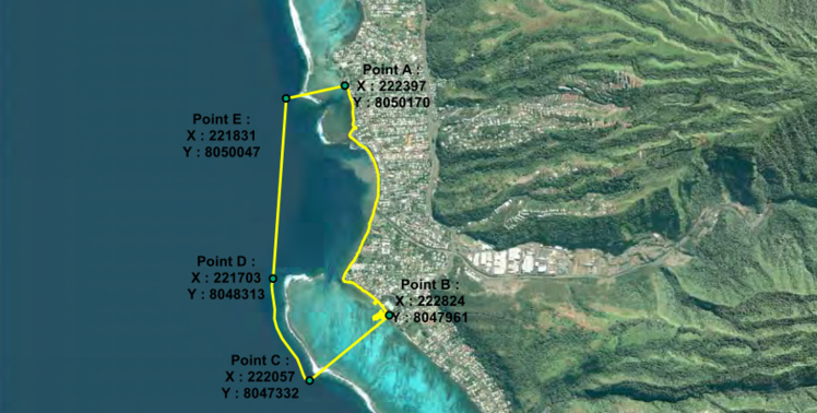 Trois zones de pêche réglementées à Punaauia