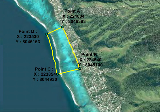 Trois zones de pêche réglementées à Punaauia