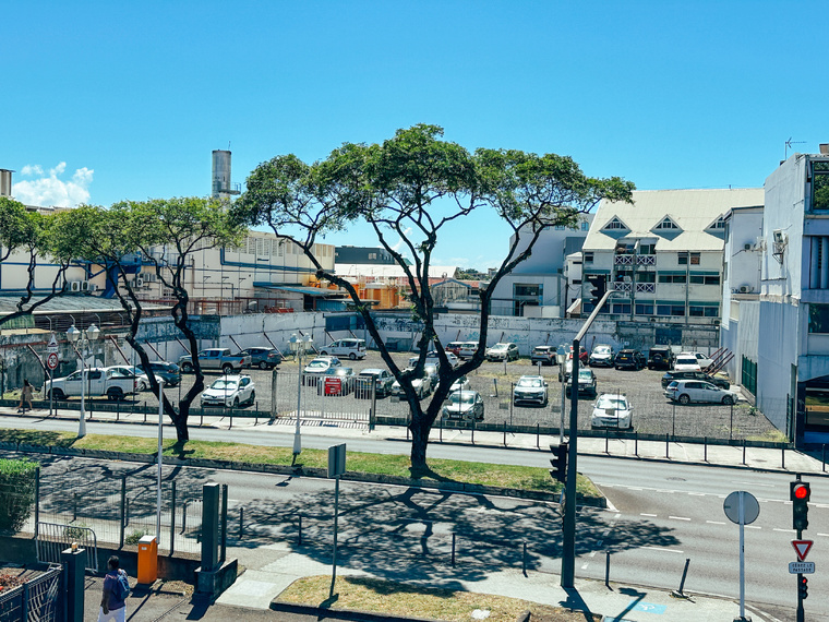 Aujourd'hui simple parking, la nouvelle structure sera reliée à la gare maritime par une passerelle afin de redynamiser la zone.