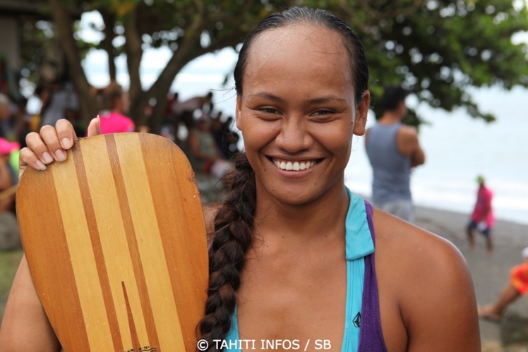 Tenaturanui Maona est venue de Huahine pour réussir à se qualifier Tenaturanui Maona est venue de Huahine pour réussir à se qualifier