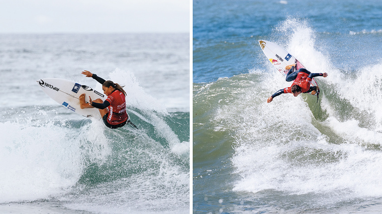 Tya Zebrowski et Kauli Vaast, toujours en course au Portugal.