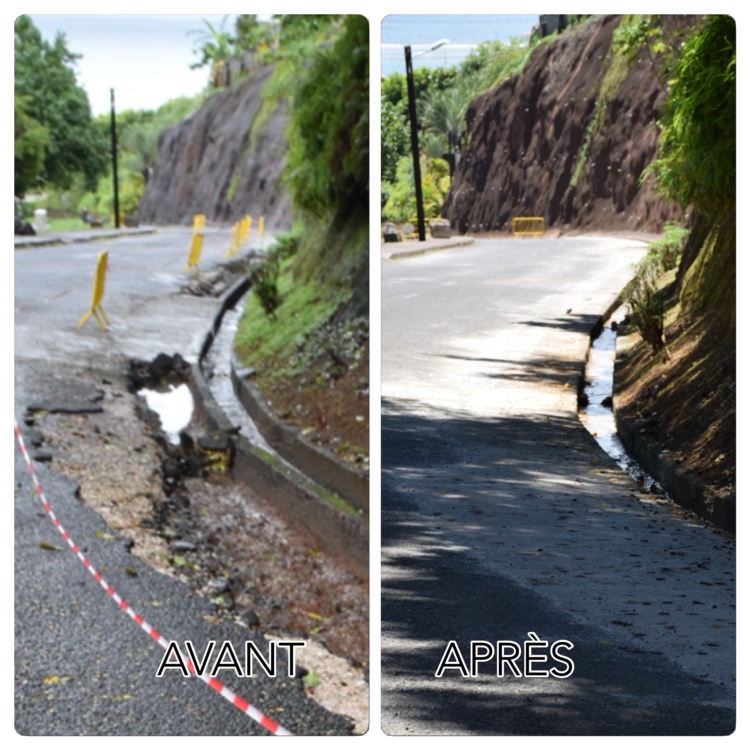 La route de Erima est rouverte à la circulation La route de Erima est rouverte à la circulation