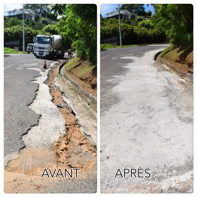 La route de Erima est rouverte à la circulation La route de Erima est rouverte à la circulation