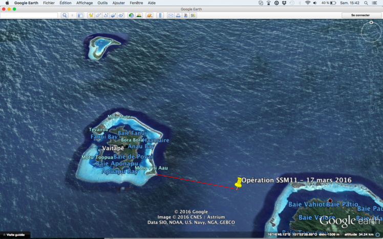 Bora Bora : un poti marara, en panne de moteur, secouru