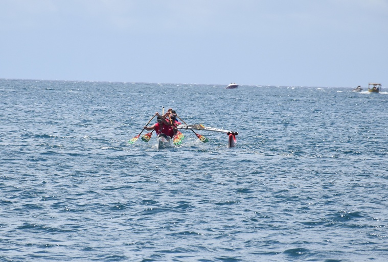 L’équipe d’Air Tahiti est une des formations en forme du moment. Elle finit deuxième derrière la team OPT.