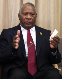 Le Président du Vanuatu, Baldwin Lonsdale.