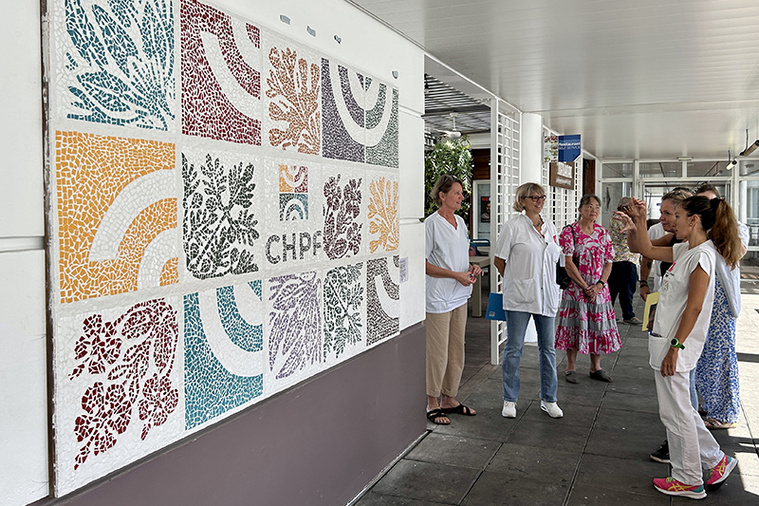 Une mosaïque pour retisser le lien social : le CHPF ouvre la Semaine de la santé mentale