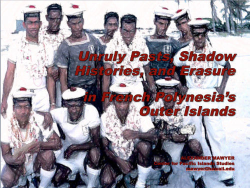 Le cinéma dans le Pacifique et l'histoire des Gambier en anglais à l'UPF