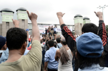 Indonésie: manifestation de milliers de taxis contre Uber marquée par des violence Indonésie: manifestation de milliers de taxis contre Uber marquée par des violence