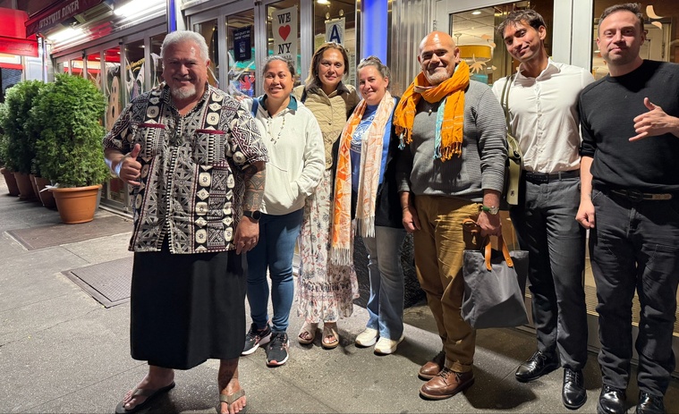 ​Moetai Brotherson rencontre les Tahitiens installés à New York