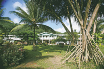 Une vue, depuis son vaste jardin, du Raiatea Lodge Hôtel. Une vue, depuis son vaste jardin, du Raiatea Lodge Hôtel.